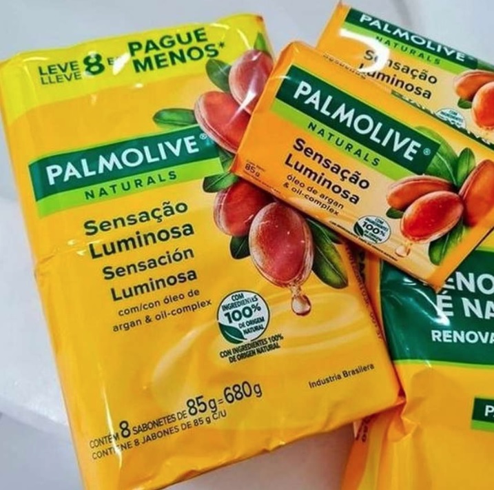 Sabonete Em Barra Palmolive Naturals Sensação Luminosa 85G Promo Leve 8 Pague 7