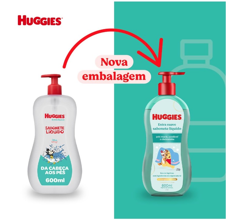 Huggies Extra Suave – Sabonete Líquido, 200ml