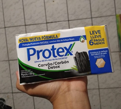 Sabonete em Barra Protex Carvão Detox 8 unid 85g Promo Leve Mais Pague Menos