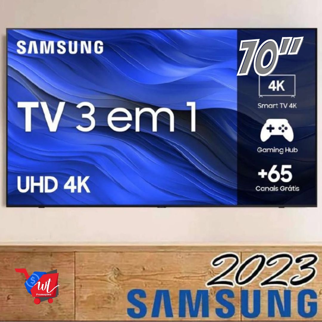 Samsung Smart TV Crystal 70″ 4K UHD CU7700 – Alexa built in, Samsung Gaming Hub