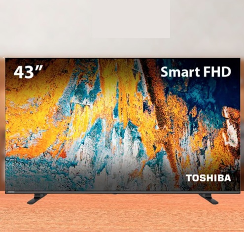 Smart TV DLED 43 FULL HD Toshiba 43V35L VIDAA 2 HDMI 2 USB Wi-Fi – TB017M