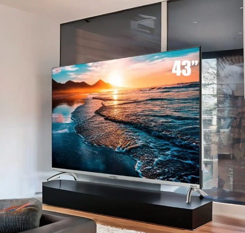 Smart Tv 43 Britania Btv43g7pr2csblf Roku Tv Led Full Hd Dolby 110v/220v