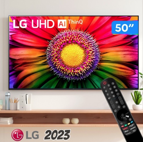 TV inteligente Thinq Ai LG 50UR871C0sa de 50 polegadas UHD 4K (2023)