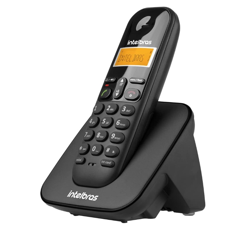 Telefone Residencial Sem Fio TS 3110 Preto Intelbras