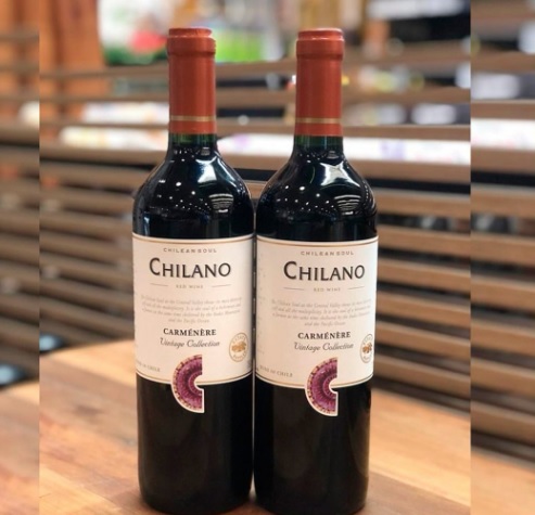 Vinho Chileno Chilano Tinto Carmenere 750ml