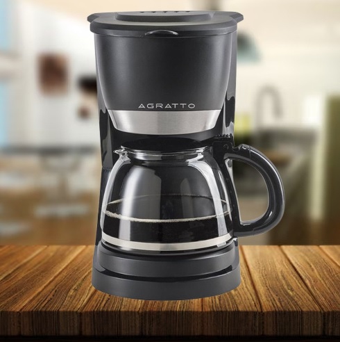 CAFETEIRA ELETRICA AGRATTO VETRO CAFFE 15X CEV15-01 127V, Agratto, 6047, Preto