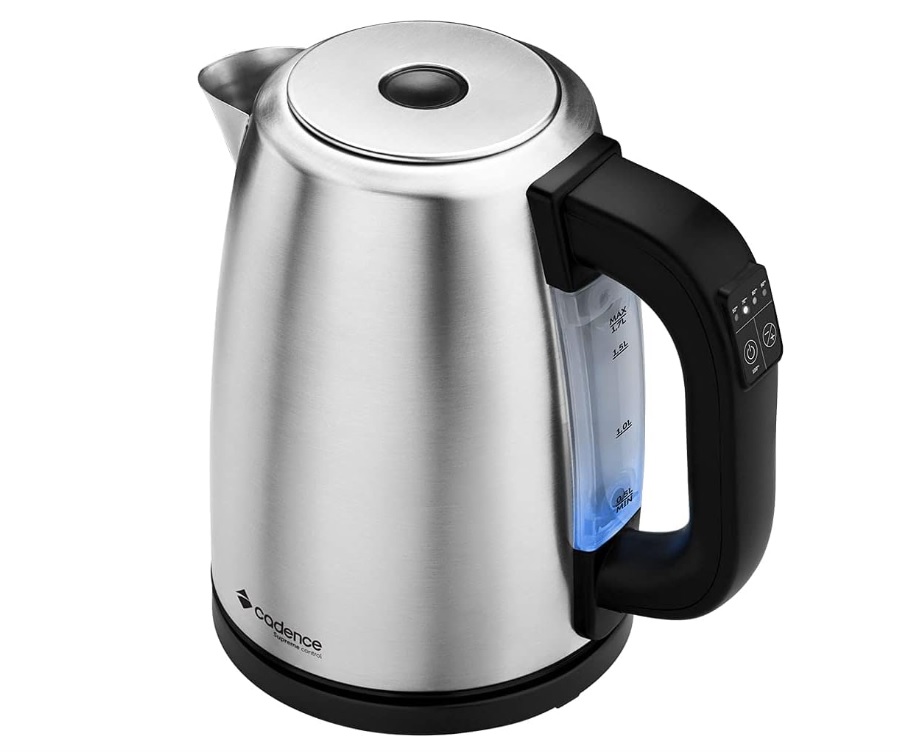 Chaleira Elétrica Cadence Supreme Control, 220V, Inox, 1,7L, CEL505