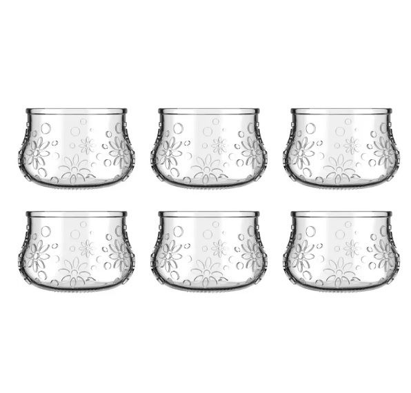 Conjunto de Tigelas de Vidro 6 peças Nadir Nature