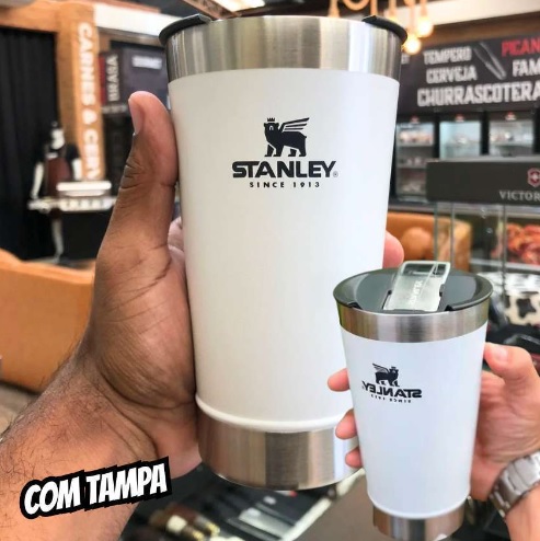 Copo térmico com tampa Stanley|473ml