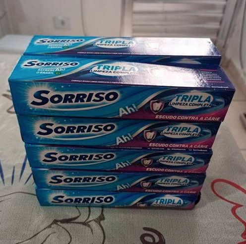 Creme Dental Sorriso Tripla Limpeza Completa 70g