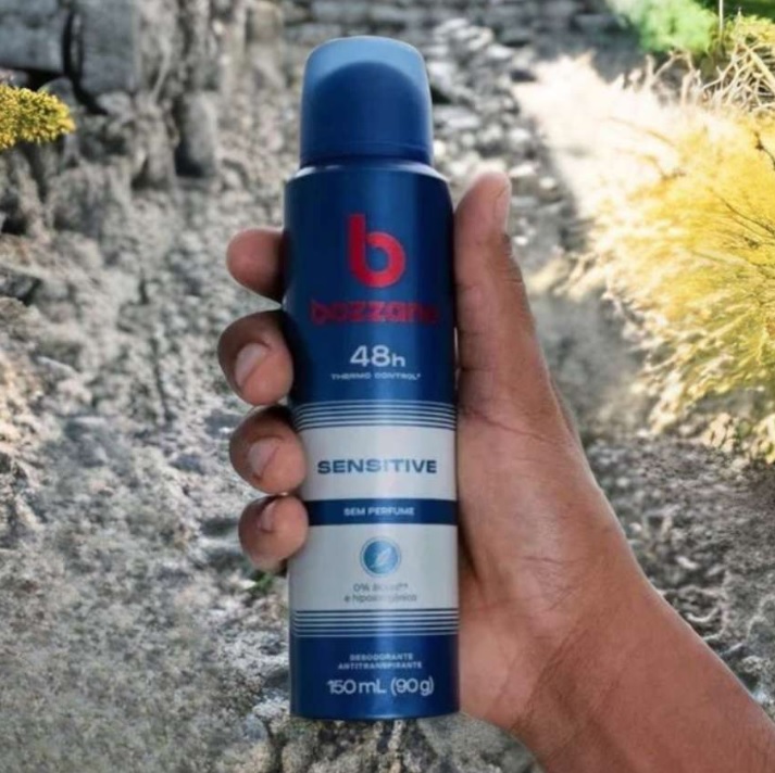 Desodorante Aerossol Sensível Sem Perfume, Bozzano, 150ml 90G