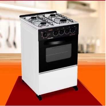 Fogão 4 Bocas Esmaltec Branco – Acendimento Automático Caribe