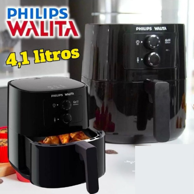 Fritadeira Elétrica Air Fryer Philips Walita Série 3000 sem Óleo 4