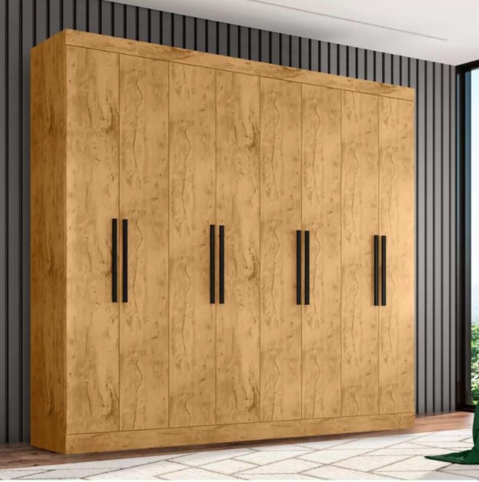 Guarda-roupa Casal 8 Portas 4 Gavetas Araplac – Porto