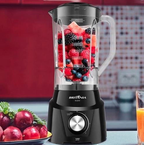 Liquidificador Britânia BLQ920P Turbo Facas Inox