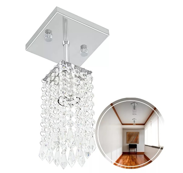 Lustre Clearcrillic Cristal Acrílico Quadrado Perfeito