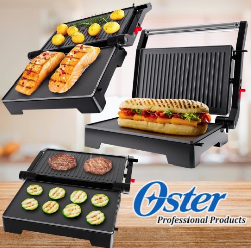 MINI GRILL OSTER 2 em 1, 1000W, 110V, OGRL230