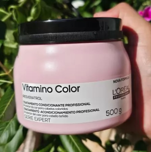 Máscara Capilar – Tratamento Vitamino Color Resveratrol 500ml