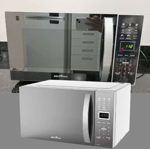 Micro-ondas Bmo29eb Multifunções 28l Branco Britânia 127v 110V