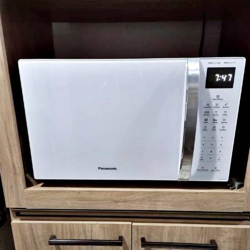 Micro-ondas Nn-st65lwrun Branco 34 Litros Panasonic 110v