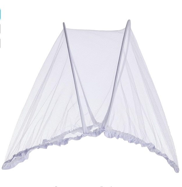 Mosquiteiro Avulso Papi Para Ninho Redutor De Berço 50Cm X 38Cm Contém 01 Un, Papi Textil, Branco, 50×38