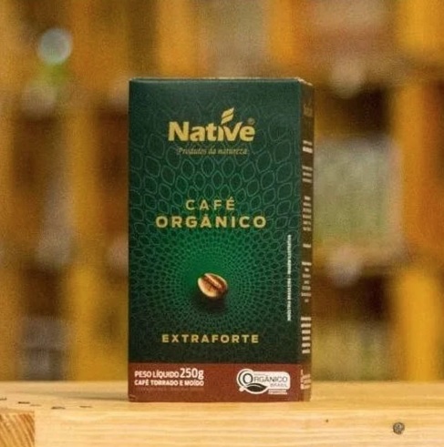 Native, Café Moído Extraforte – Torrado e Orgânico 250g