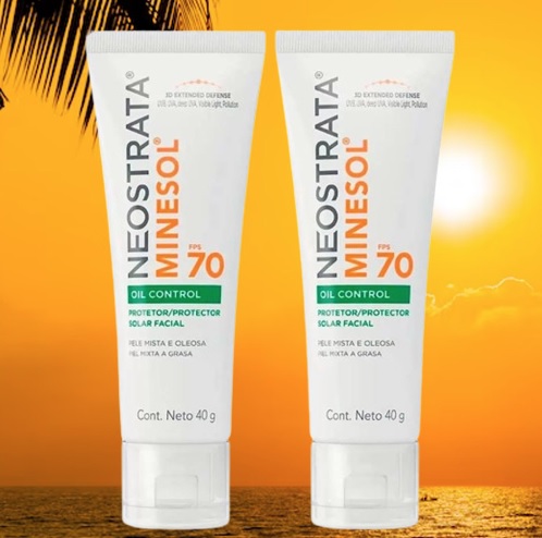 Neostrata Minesol Oil Control Kit com 2 Unidades Protetor Solar Facial FPS70 40g