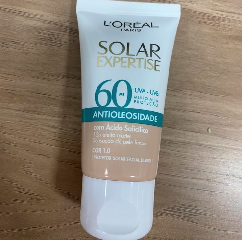 Protetor Solar Facial L’Oréal Paris Solar Expertise Antioleosidade Fps60 Cor 1.0 Clara 40G