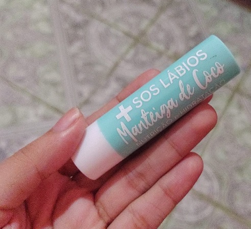 SOS LÁBIOS MANTEIGA DE COCO 3, 5GR TOP BEAUTY, Top Beauty