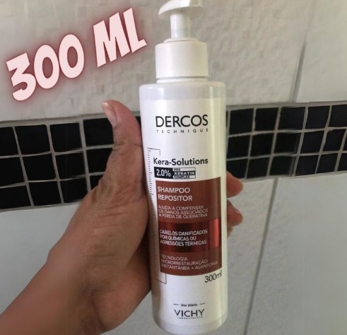 Shampoo Repositor Dercos Kera Solutions Pro Keratin Complex 300ml