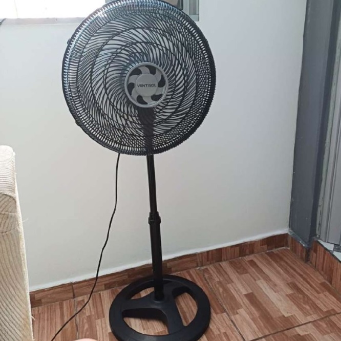 Ventisol Ventilador de Coluna Oscilante, Turbo 6 Pás Premium, Preto, 40cm, 220V