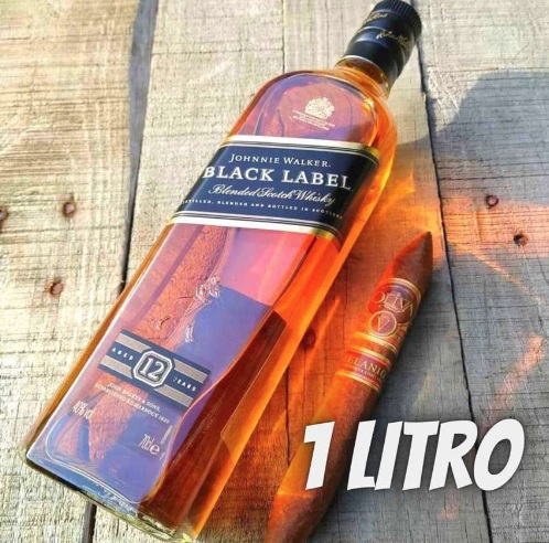 Whisky Johnnie Walker Black Label 12 Anos 1L