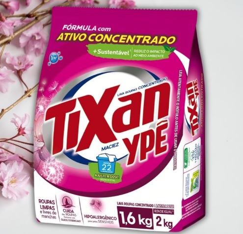 Ypê – Lava-Roupas em Pó Tixan Maciez 1,6kg, Fardo