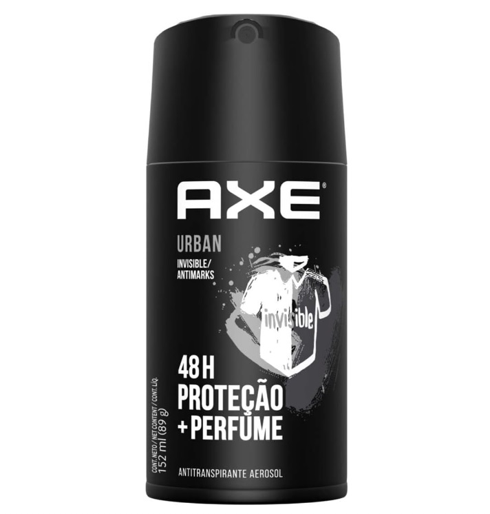 AXE Antitranspirante Aerosol Urban Invisible 152 Ml (89G)