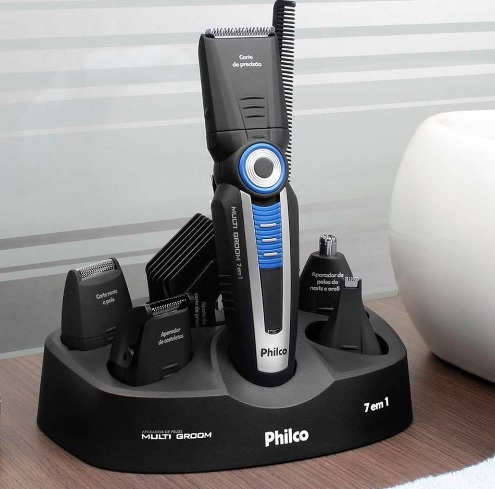 Aparador de pelos PHILCO Multi Groom 7 em 1 Bivolt