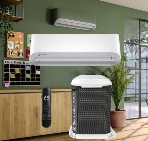 Ar Condicionado Split Hi Wall Inverter Electrolux Color Adapt 12000 BTU/h Frio 3212IFBA206 220 Volts