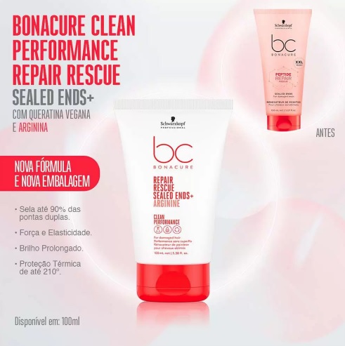 BC Clean Performance Repair Rescue Sealed Ends – Sérum Finalizador – Schwarzkopf Professional 100ml