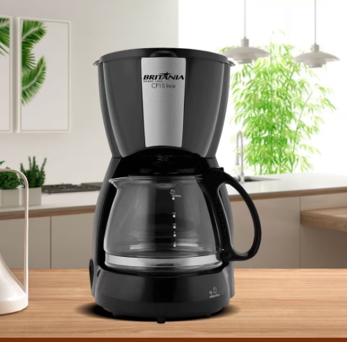 Cafeteira, CP15, 15 xicaras, Preto, 110V, Britânia