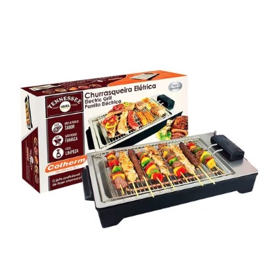 Churrasqueira Elétrica Recursos Inox 1850W Cotherm – Tennessee