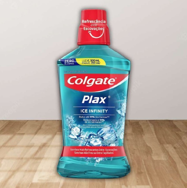 Colgate Plax Ice Infinity – Enxaguante Bucal, 500Ml