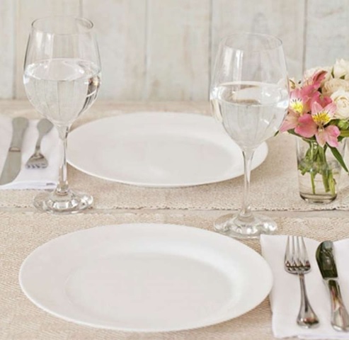 Conjunto de Pratos Rasos Duralex Opaline – 6 Peças