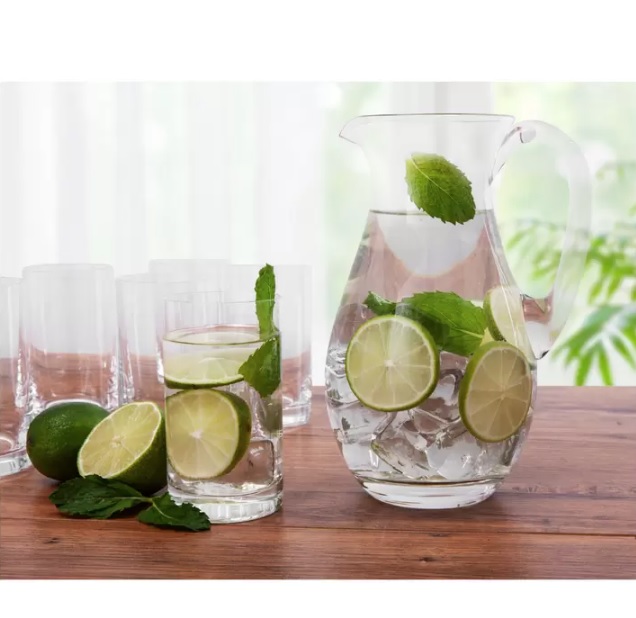 Conjunto para Suco em Vidro 7 Peças Bohemia – Berline Roberta