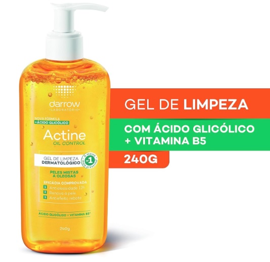 DARROW ACTINE OIL CONTROL GEL DE LIMPEZA 240G