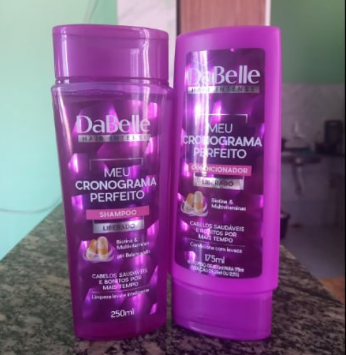 Dabelle Kit Shampoo + Condicionador Meu Cronograma Perfeito 450Ml