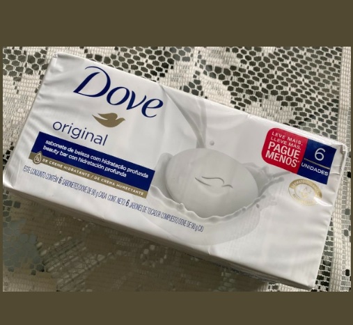 Dove Sabonete Em Barra Branco 90 Gr 6 Unidades(A embalagem pode variar)