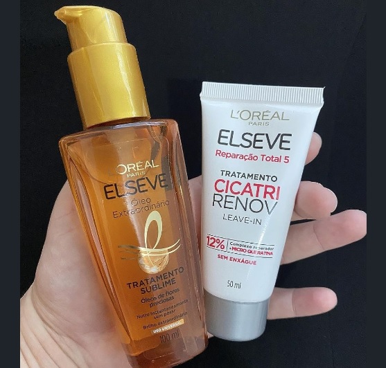 ELSEVE Kit Óleo Extraordinário L’Oréal Paris + Leave-In De Tratamento Cicatri Renov L’Oréal Paris