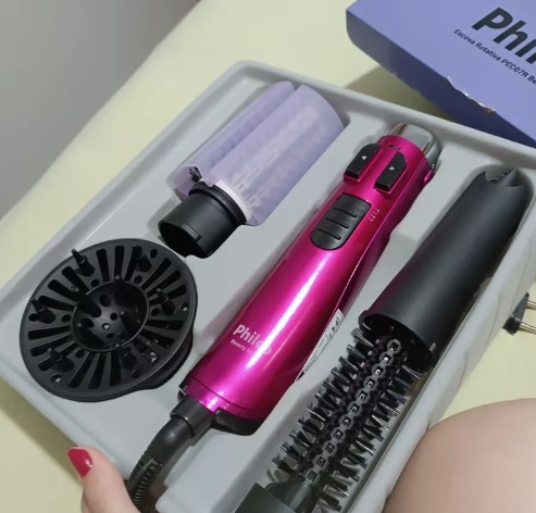 Escova Rotativa Philco Beauty Shine Pec07r 1100w Cor Roxo 110V