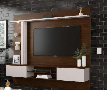 Estante Home Suspenso para TV até 60” 2 Portas – Colibri Salinas