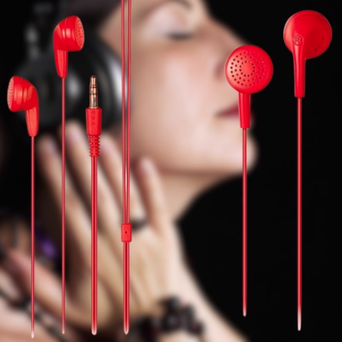 Fone de Ouvido Multilaser Play Som Estéreo Vermelho – PH315