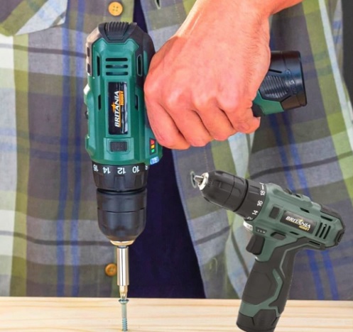 Furadeira e Parafusadeira a Bateria de Bancada – Britânia Hobby Velocidade Variável 3/8” BPF03